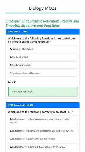 Endoplasmic Reticulum Rough and Smooth: Structure and Functions