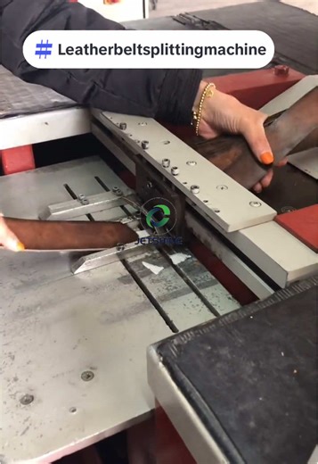 Leather Belt Making Process with Skiving Machine