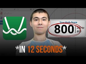 Solving The HARDEST SAT Math Questions Only With Desmos