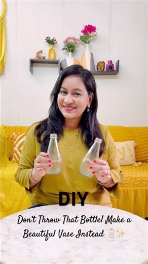 Recycle Bottle into Gorgeous Flower Vases|Bottle to Vase Transformation| Budget-Friendly Home Decor