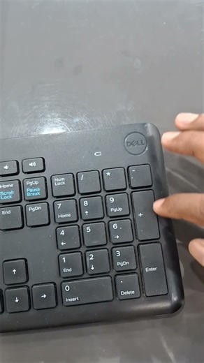 Dell Keyboard Full Size Extra Number Button Use #shortcutkeys #fullsize #keyboard #number #vkv