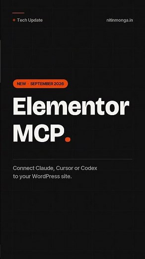 Elementor MCP ‪@Elementor‬ is here: AI can now build your pages 🤯 #shorts