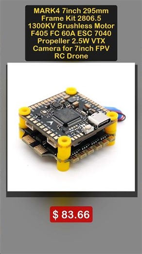 UNBELIEVABLE DEAL! 2806.5 Brushless Motor Kit + 7in Frame