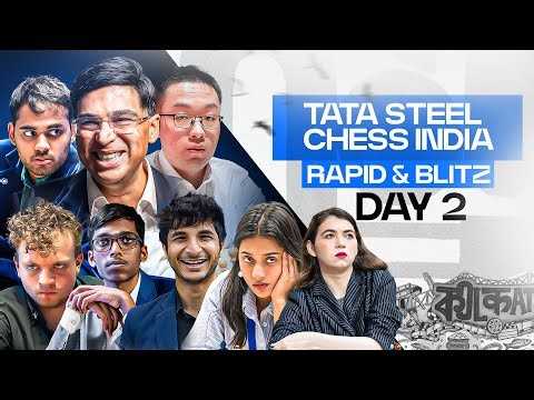 Tata Steel Chess India 2026 | Day 2 ft. Anand, Pragg, Vidit, Niemann