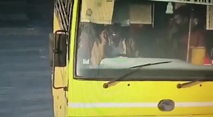 34K views · 396 reactions | Leading to mistakes: The traffic police captured a cctv footage of a college bus driver talking on mobile phone while driving. https://www.ourgujarati.com/administration/police-share-video-of-school-bus-driver-driving-bus-talking-on-mobile-phone-even-after-tragic-death-of-msu-student-watch-video/ | Our Vadodara | Facebook