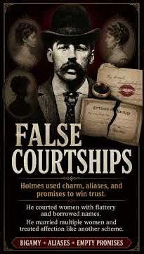 Old notebook to true crime reel: H.H. Holmes, murder castles & creepy history. #TrueCrime