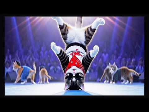 Dance battles with break dance kittens #cat #dance #funny #breakdancing