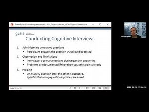 How to conduct cognitive interviews online