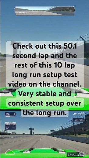 Pocono Cup Long Run Setup | 50.165 Lap Time | NASCAR 25
