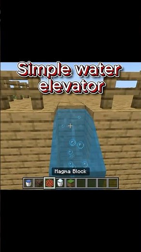 Build This Simple Water Elevator in Minecraft!