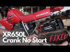 Motorcycle cranks but won't start | Fixing a no-spark condition on the Honda XR650L