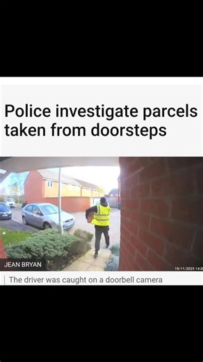 Olamide Stone on Instagram: "Police are investigating reports of parcels being taken away from doorsteps. The investigation follows footage being shared on social media by residents in the Kingsway area of Gloucester. Jean Bryan posted doorbell footage of a courier taking a parcel from her doorstep earlier this month: "I was just in disbelief that someone could just lift a parcel that was on the doorstep in broad daylight," she said. A spokesperson for Gloucestershire Constabulary confirmed they