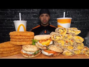 (ASMR) MCDONALD'S BREAKFAST MUKBANG