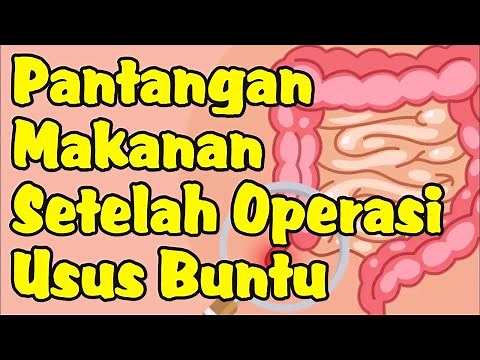 Makanan Pantangan Setelah Operasi Usus Buntu