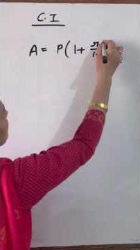 Compound interest#maths#easystudysuccess#exam#easylearning#mathstricks#mathematics#education#latest