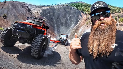 I Rescued This Guy From A Volcano… With Worlds Largest Off-Road Wrecker!!