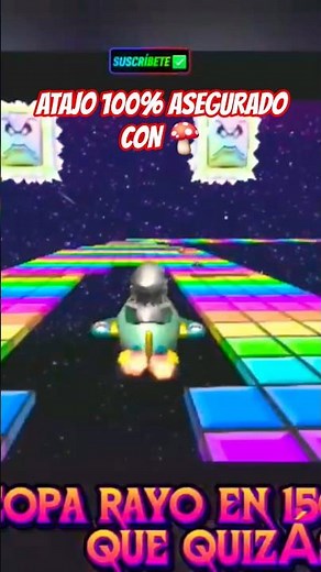100% SAFE Rainbow Road Remake Shortcut with Mushroom in Mario Kart 7 Nintendo 3DS Guide Cheats