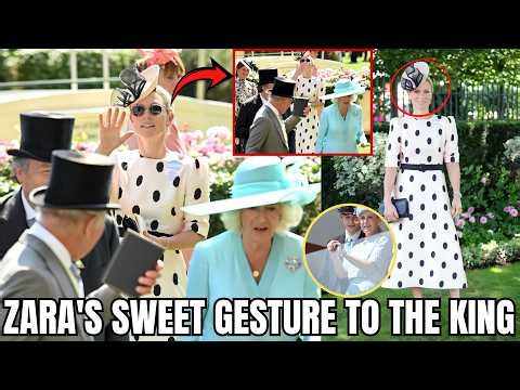 James Earl of Wessex Surprises at Ascot & Zara Tindall Stuns in Polka Dots #zaratindall #ascot2026