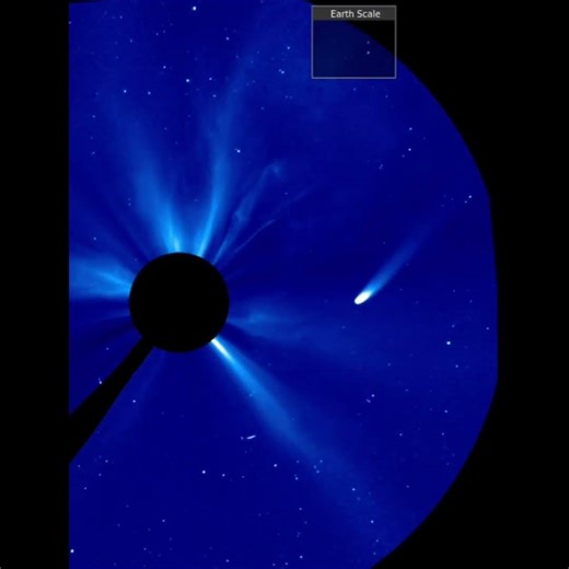Comet C/2025 R3 (PANSTARRS) now in the fov of coronagraph CCOR-1 (& LASCO C3)-24.4.26