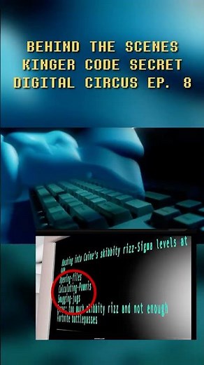 KINGER CODE BTS SECRET in DIGITAL CIRCUS EPISODE 8? #tadc #digitalcircus #theamazingdigitalcircus