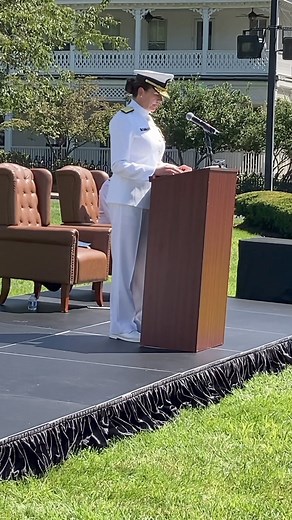 Vice Adm. Nancy Lacore relieved Vice Adm. John B. Mustin as Chief of Navy Reserve and Commander, Navy Reserve Force, during a change of command ceremony at the Washington Navy Yard, Aug. 23 🇺🇸⚓️ | Navy Reserve