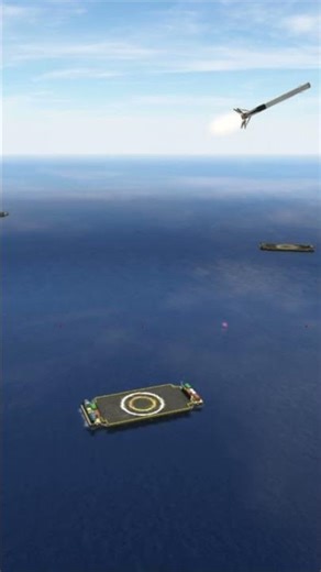 Moon Rocket Booster landing failed- First stage simulator gameplay #shorts