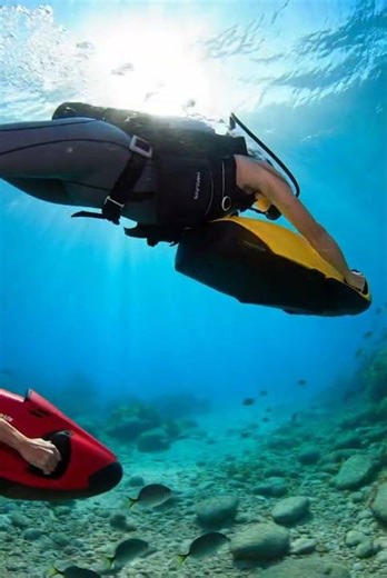Jet Ski Divers 😳🌊 #jetski #diving #ocean #water #extreme #adventure #sea #viral #underwater