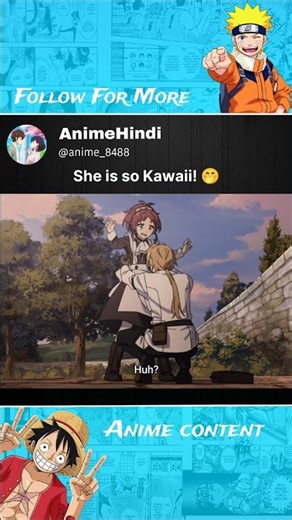 She's so Kawaii 😍 || Mushoku Tensei: Jobless Reincarnation S3EP3 || #anime #shorts #animeedit