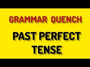 Past Perfect Tense 5th#grammar@shubiscorner9075