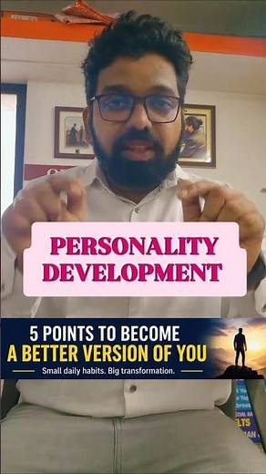 5 points to develop your personality
