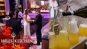 106K views · 2.7K reactions |  Hell's Kitchen Las Vegas hosts 30 weddings... but the newlyweds are left waiting for their brunch as Declan struggles to mix Mimosas  | Hell's Kitchen USA | Facebook