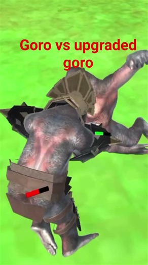 epic battle goro vs upgraded goro