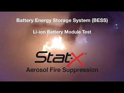 Stat-X® Fire Suppression for ESS and BESS
