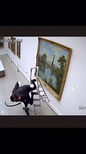 Museum worker accidentally punches hole through priceless 17th-century oil painting 🎬This video was produced by Network Media and NV Media | Skits & Situations