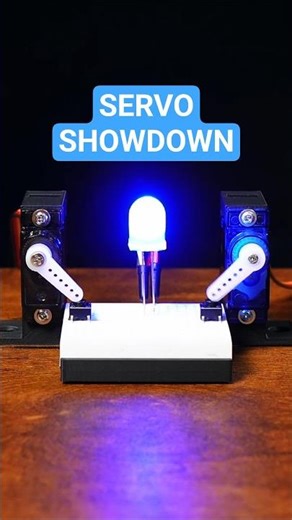 Servo Motor SHOWDOWN!! #diy #robotics #shorts