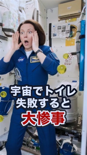 【NASAの設備】宇宙のトイレは掃除機で吸う｜失敗すると船内汚染の危機