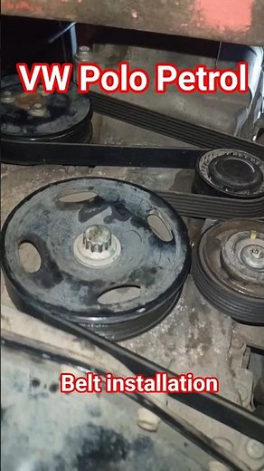 Volkswagen Polo petrol belt installation##Volkswagen Polo petrol belt number##Polo belt change##