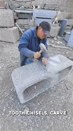 The Language of Stone | Traditional Stone Carving Process (No Machines)