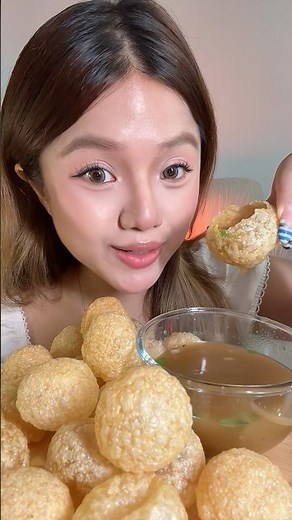 กินปานิปูริกัน! 😋สั่งเลยตอนนี้ที่ไลน์แมน #LINEMAN #LINEMANถูกสุดทุกวัน #panipuri #mukbang #asmr