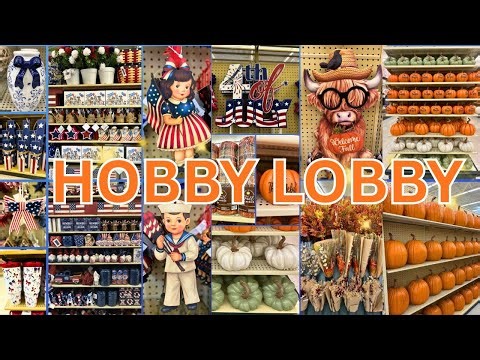 NEW Hobby Lobby Fall 2026 + 4th of July Shop With Me | Seasonal Decor Overload! HOME DECOR & MORE!