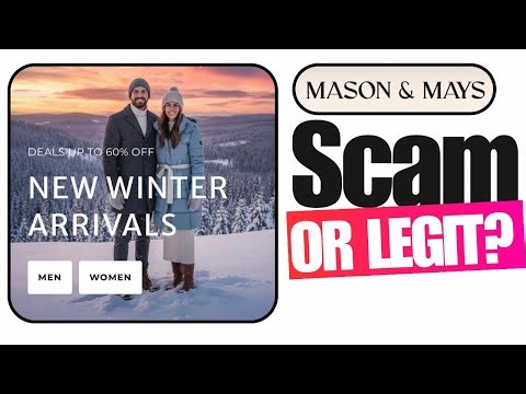 Mason & Mays Review: Legit or Total Scam Store? Honest Verdict
