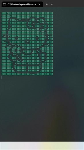 Fun CMD Commands You’ll Love #shorts