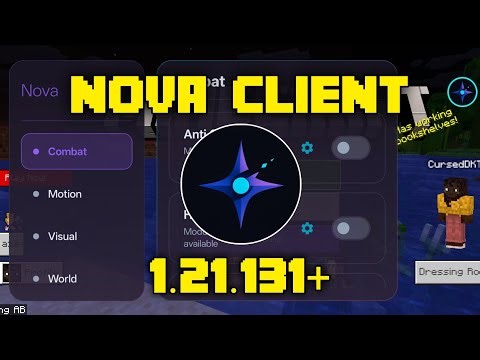 NOVA CLIENT 1.21.131+ | Boost FPS & Fix Lag in MCPE (Best Low-End Device Client)