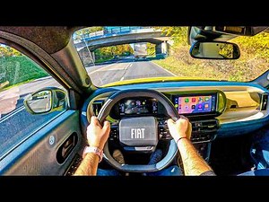 NEW Fiat Grande Panda LA PRIMA (1.2 hybrid 110 hp) | POV Test Drive #2570 Joe Black