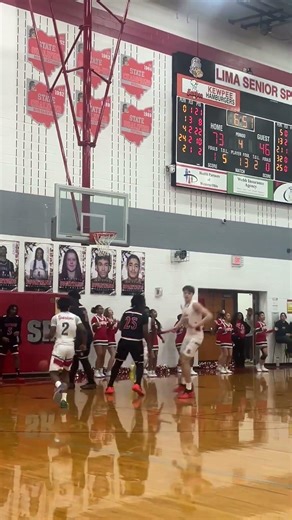 Noah Simpson! Lima Senior High School Basketball #4🫡highlights#viral#basketball #highschoolsports