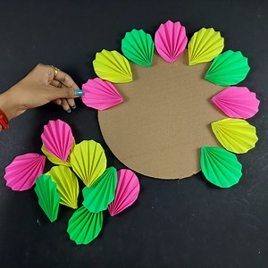 125K views · 94 reactions | Beautiful Paper Wall Hanging Craft Ideas For Home Decor #crafts #wallhanging #walldecor #deepscraft #homedecor #papercrafts #crafts #diy #decor #paperflower #wallmate Crafts | Home Decorating on a Budget | paper crafts | Wall Hanging | Deeps Craft | Easy Craft | Deep's CRAFT | Facebook