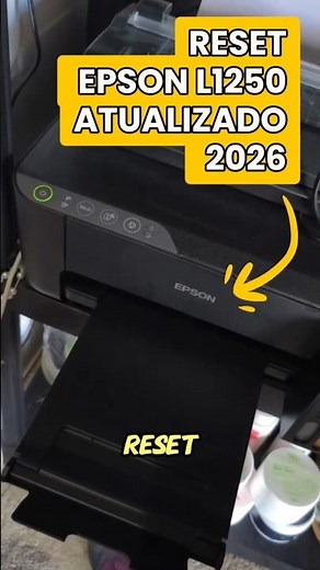 Epson L1250 LED flashing, ink and paper not printing. Reset. Updated 2026. #printer #epson #printer