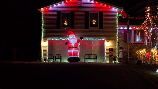 Merry Christmas!!! Finally... we are done! Here is the outside of our house this year. I might add a few things still but here it is. Make sure you ride by and see it in person... we are #22 on the Holly Jolly Trail... any votes would be greatly appreciated. What do you think??? #MerryChristmas #ChristmasDecorations #Hollyjollytrail #Christmaslighrs | Stephanie Weber