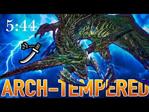 【MHWilds】Arch Tempered Rey Dau Long Sword Solo 5:44 (no flashes/rocks)