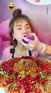 25K views · 436 reactions | Ha Ha Ha My Face Look Too Funny! THANKS For AI Help Save My Day 藍藍藍藍 #viralreels #trendingreels #asmrvideo #reelsviral | Mukbang Eating Show | Facebook